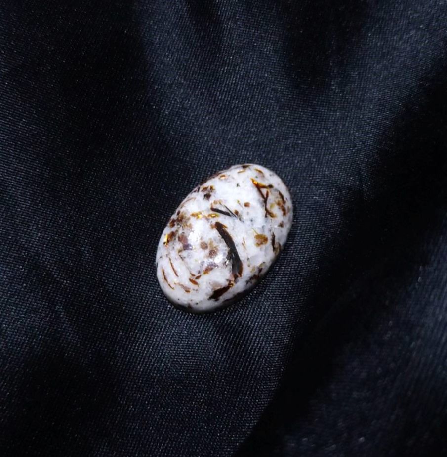 星葉石 戒面 裸石 包邊 鑲嵌 水晶 礦石 編織 纏繞