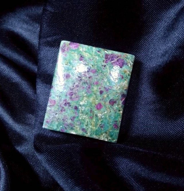 鉻雲母紅寶 戒面 裸石 包邊 鑲嵌 水晶 礦石 編織 纏繞
