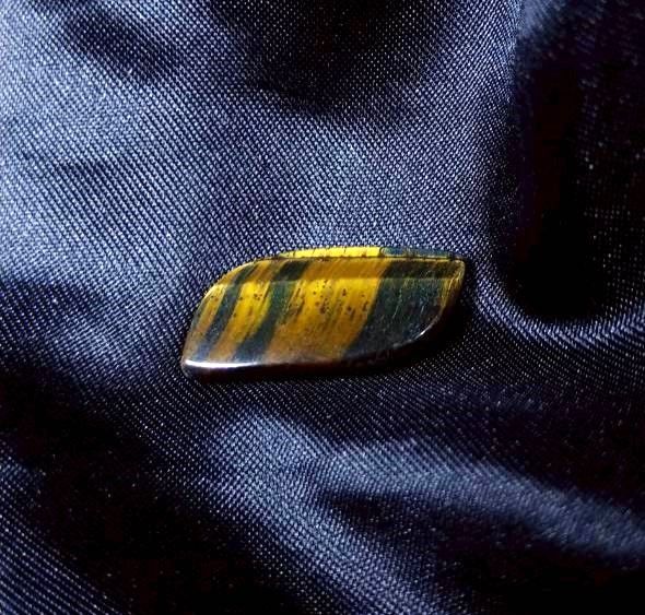 虎眼石 戒面 裸石 包邊 鑲嵌 水晶 礦石 編織 纏繞