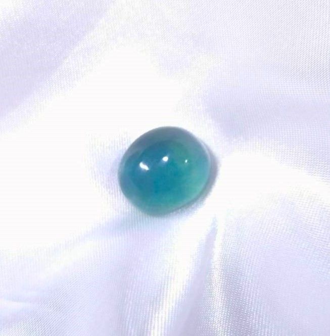 螢石 戒面 裸石 包邊 鑲嵌 水晶 礦石 編織 纏繞