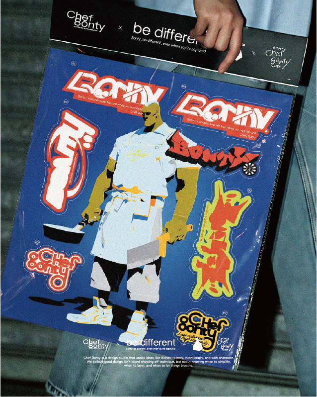 Chef8onty A4圖鑑貼紙