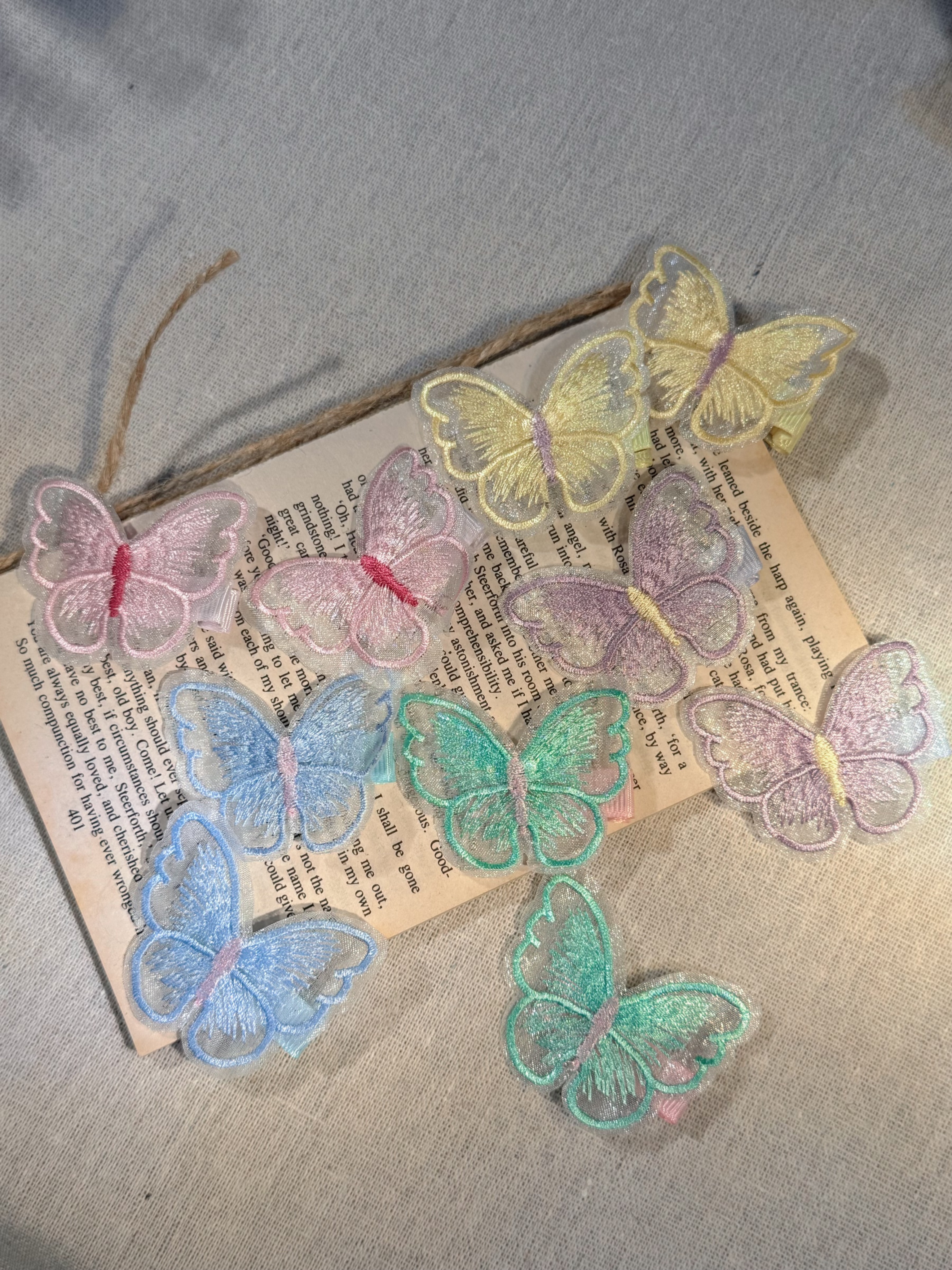 繽紛蝴蝶小髮夾