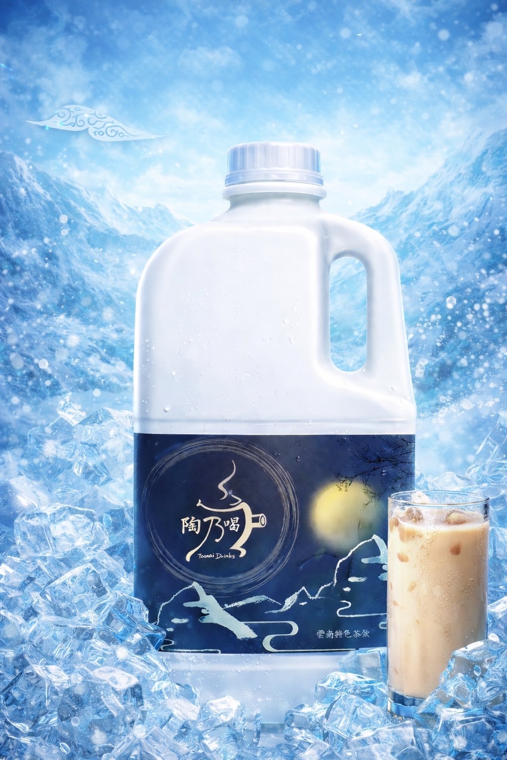 桂花烤奶-家庭號冰飲