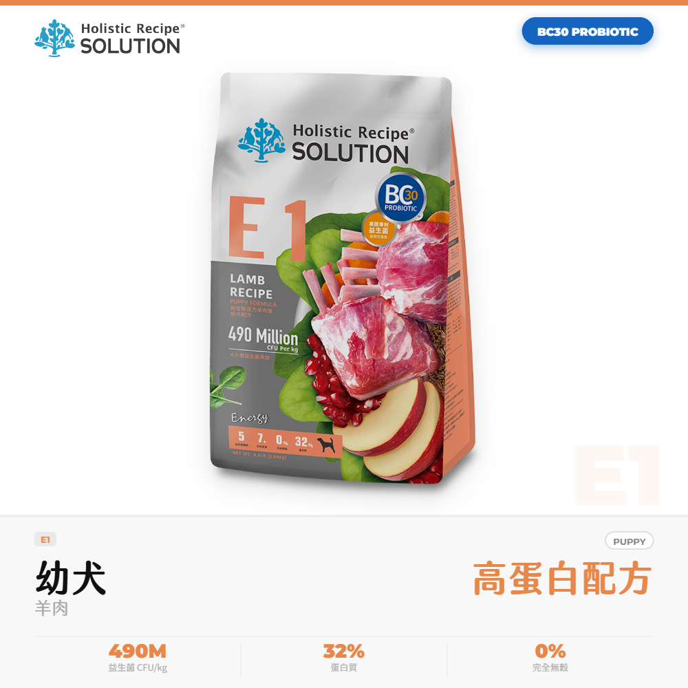 耐吉斯 Solution 低敏無穀狗飼料 幼犬糧 羊肉 紐西蘭單一肉源高蛋白 E1｜NGS_89CC874E