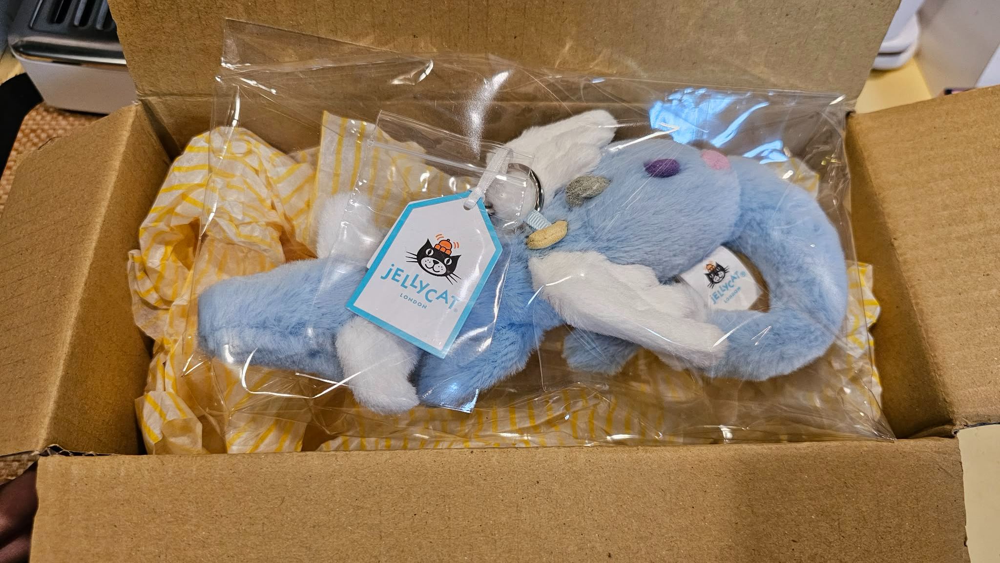 Jellycat 天空龍 吊飾 全新未剪標未拆封