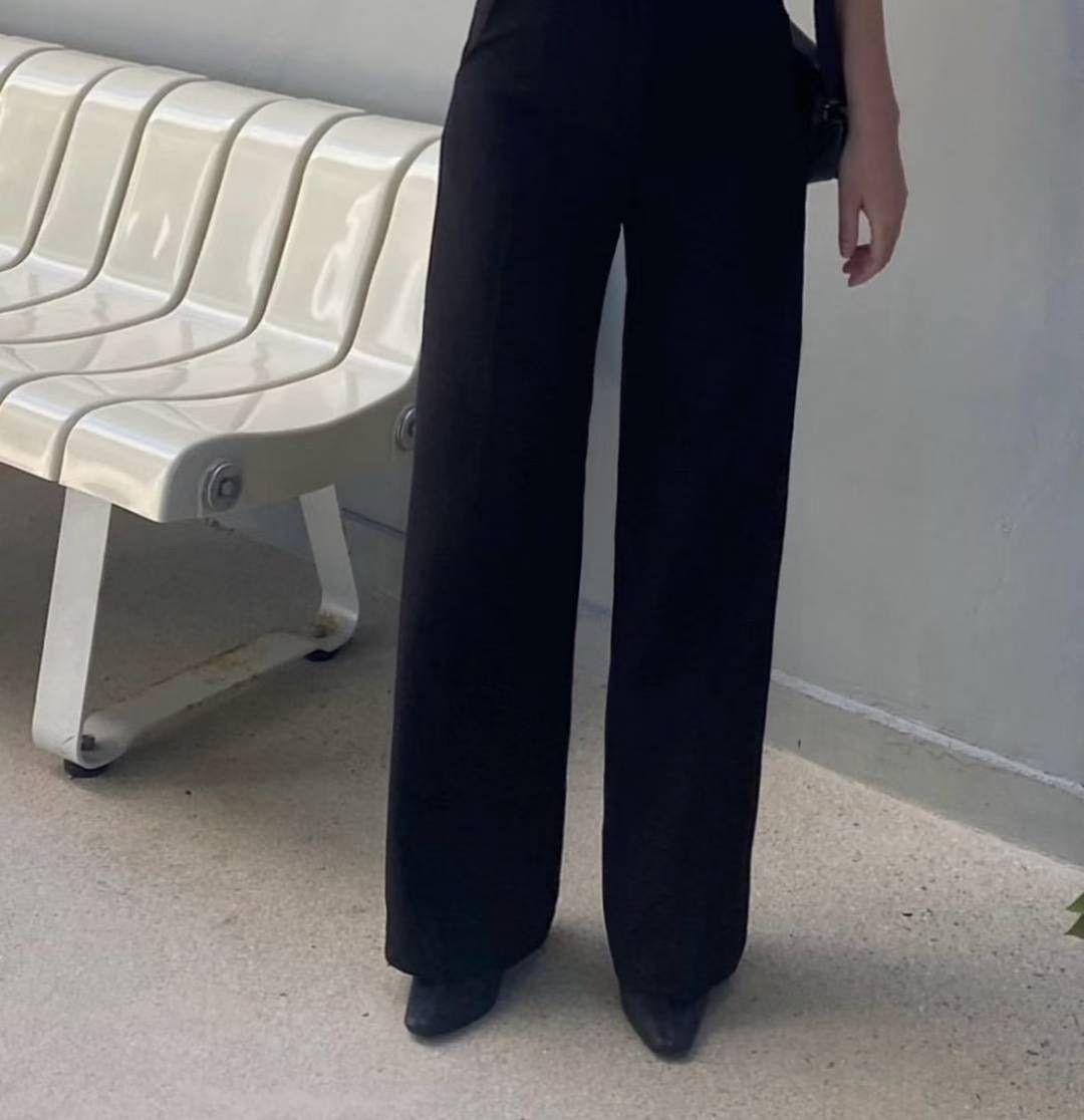 上班不思考 黑色西裝褲