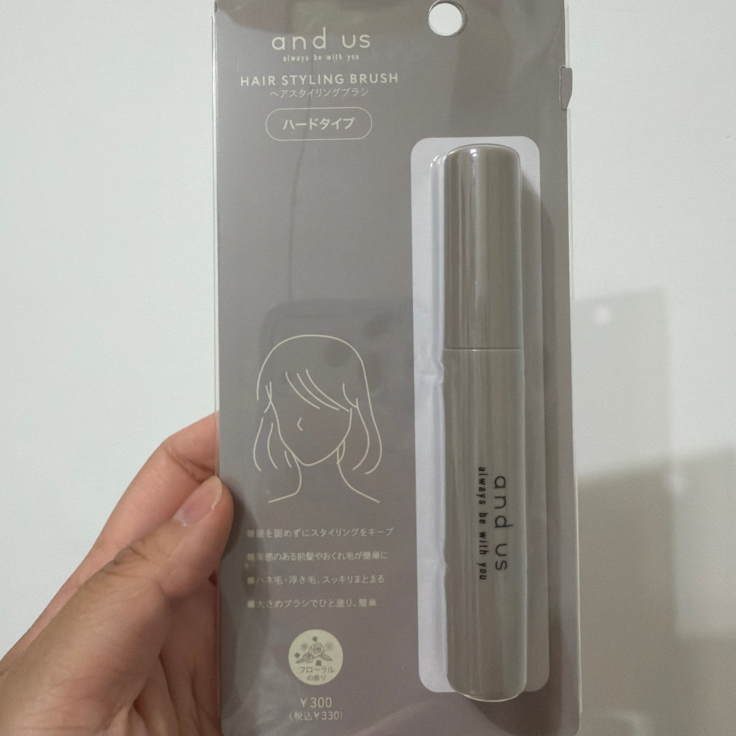 and us 造型髮刷（花香強力定型款）