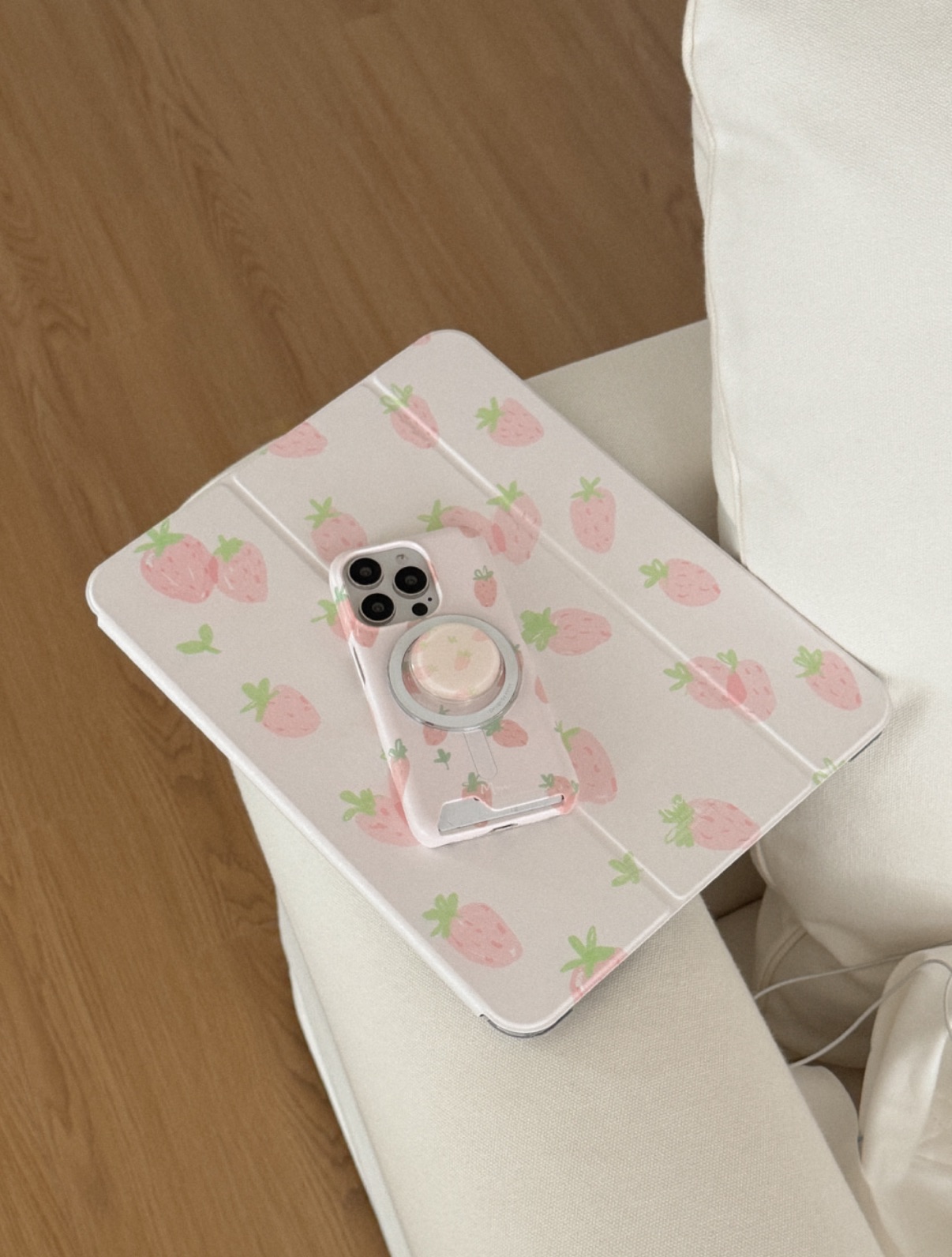 Mademoment berry garden 平板保護殼