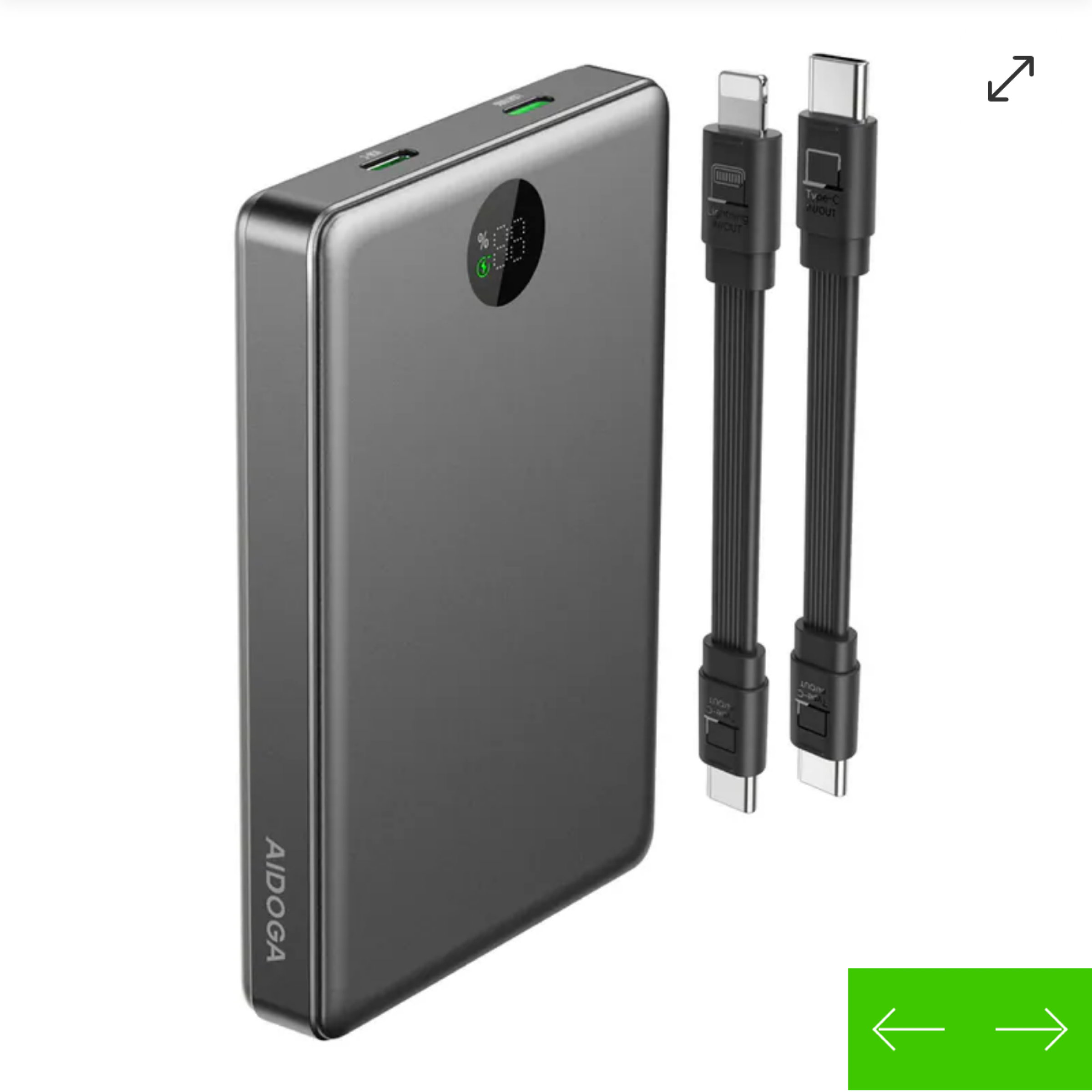 AIDOGA 艾迪伽 10000mAh 可上飛機 智能斷電行動電源 38.5Wh PD雙向快充 PowerSmart 