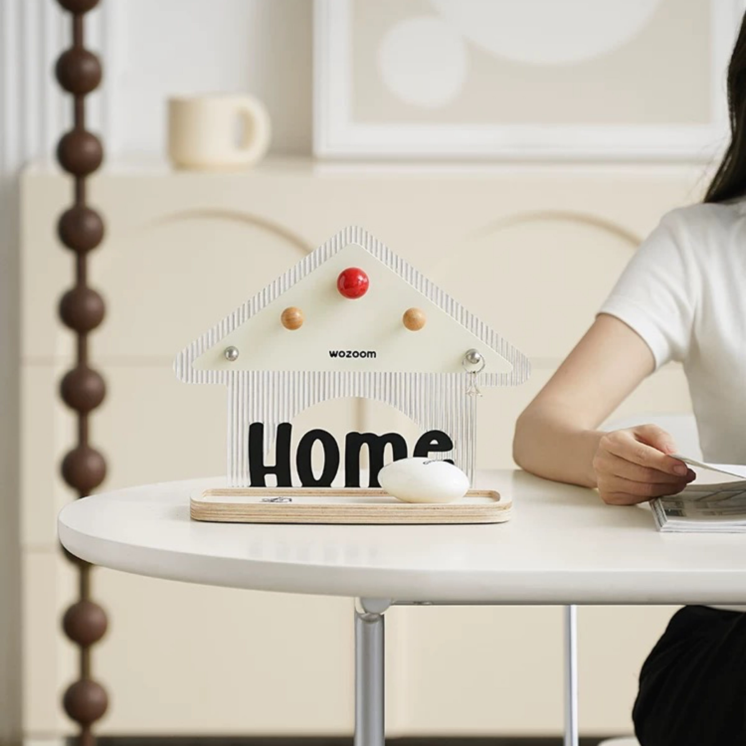 𝟭𝟭 𝗼𝗰𝗹𝗼𝗰𝗸 北歐風HOME鑰匙收納架