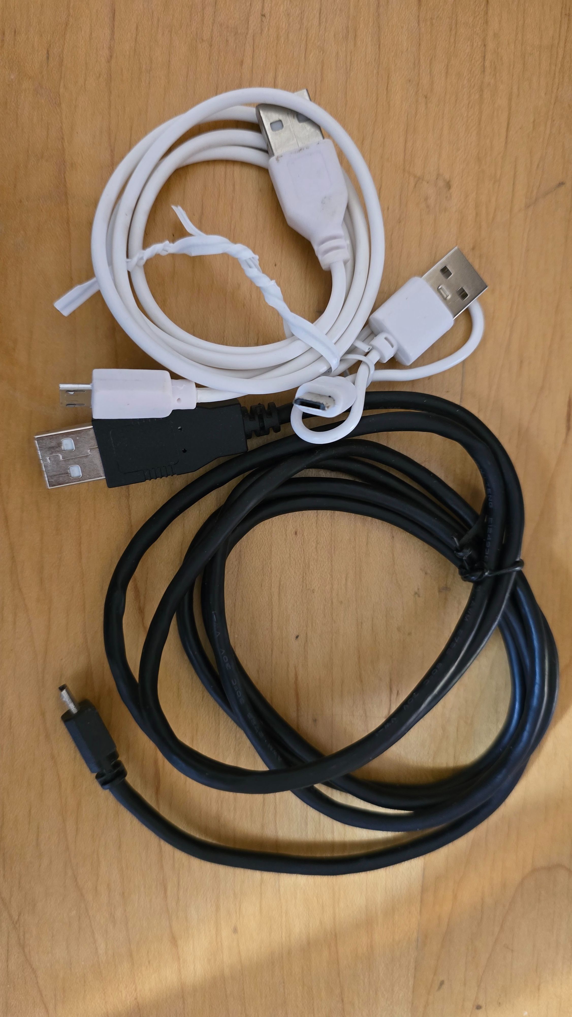 MicroUSB USB傳輸線×3