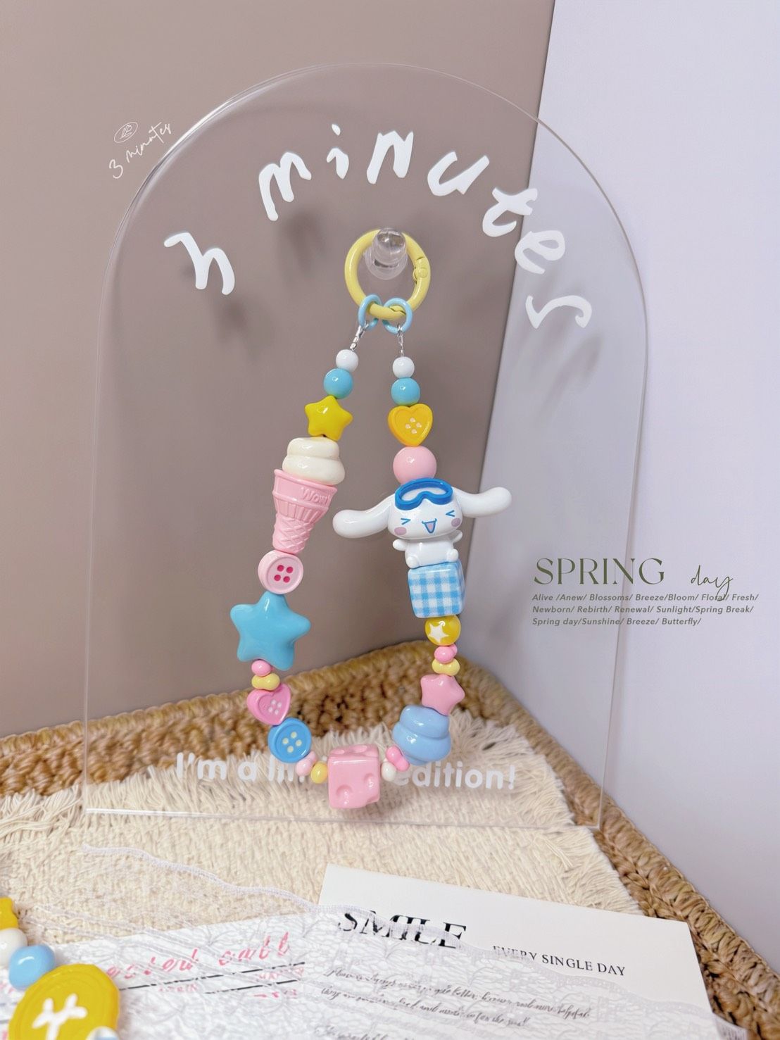 【現貨當日出貨】三麗鷗｜大耳狗｜正版萌粒｜ 送手機墊片｜手機鏈｜聖誕交換禮物