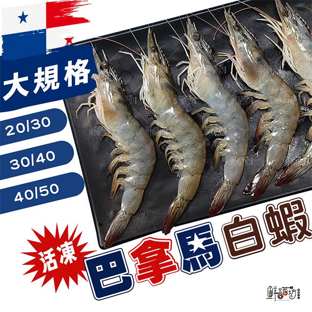（大規格）巴拿馬活凍白蝦