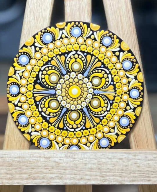 《黃色瓢蟲》- 10*13*0.3cm