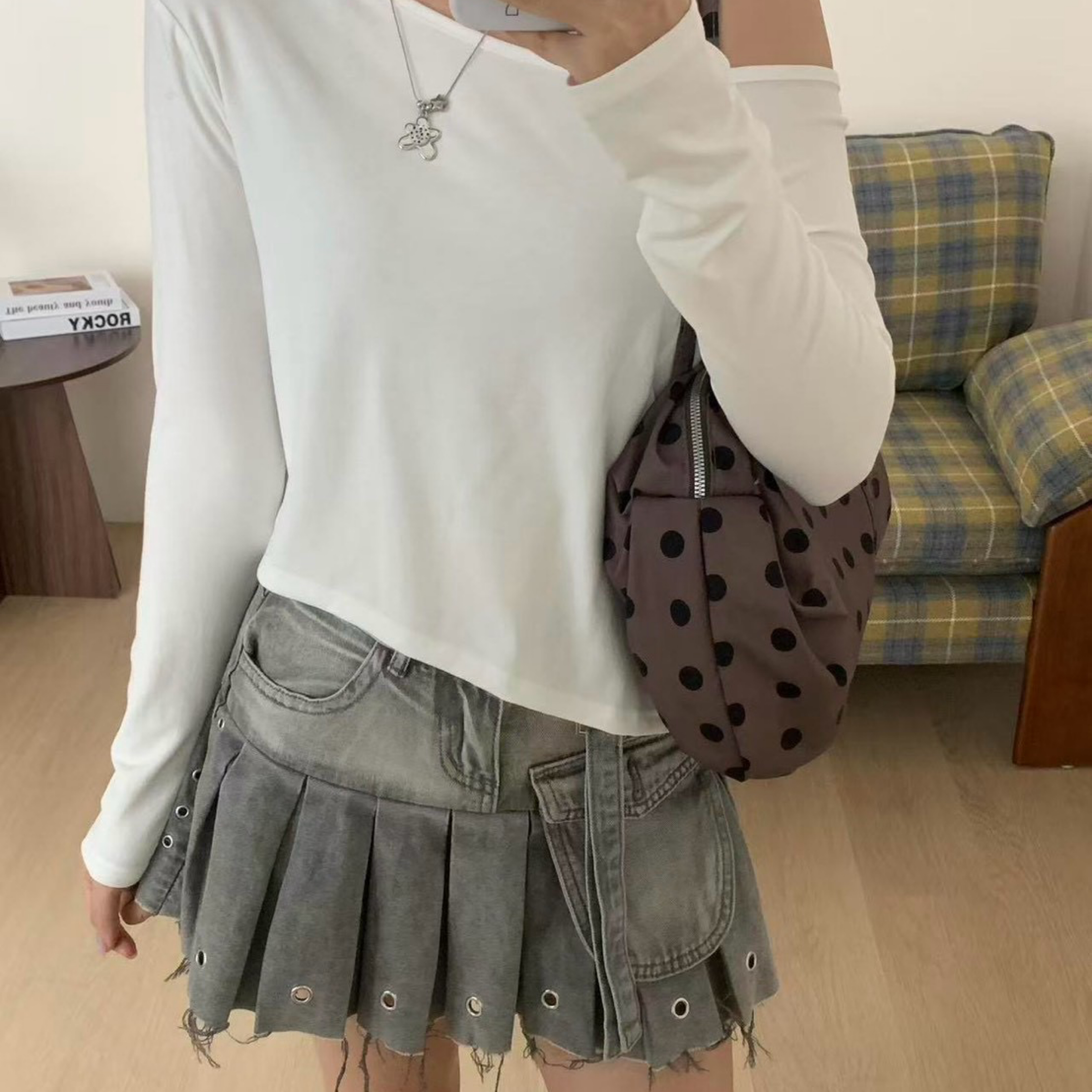 DDCT.預購/超舒服仙女斜肩上衣