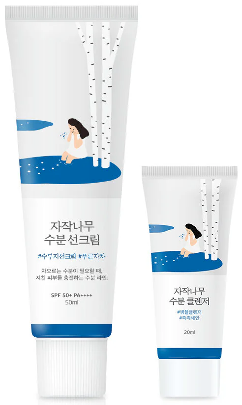 Round lab 白樺樹防曬 50ml +洗面乳 20ml