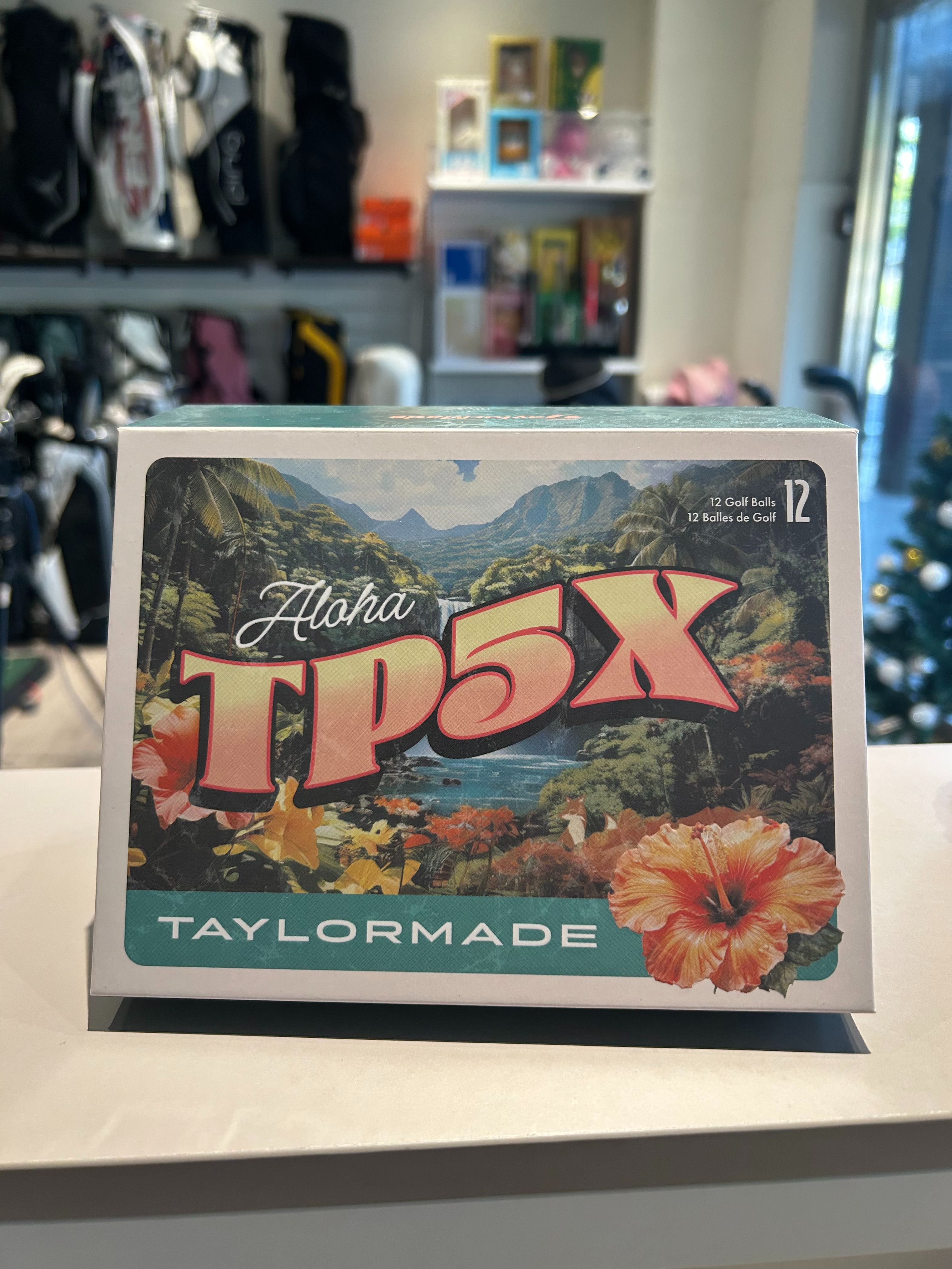 TaylorMade-2025 TP5 pix 高爾夫球_Island time限量特別版-白色