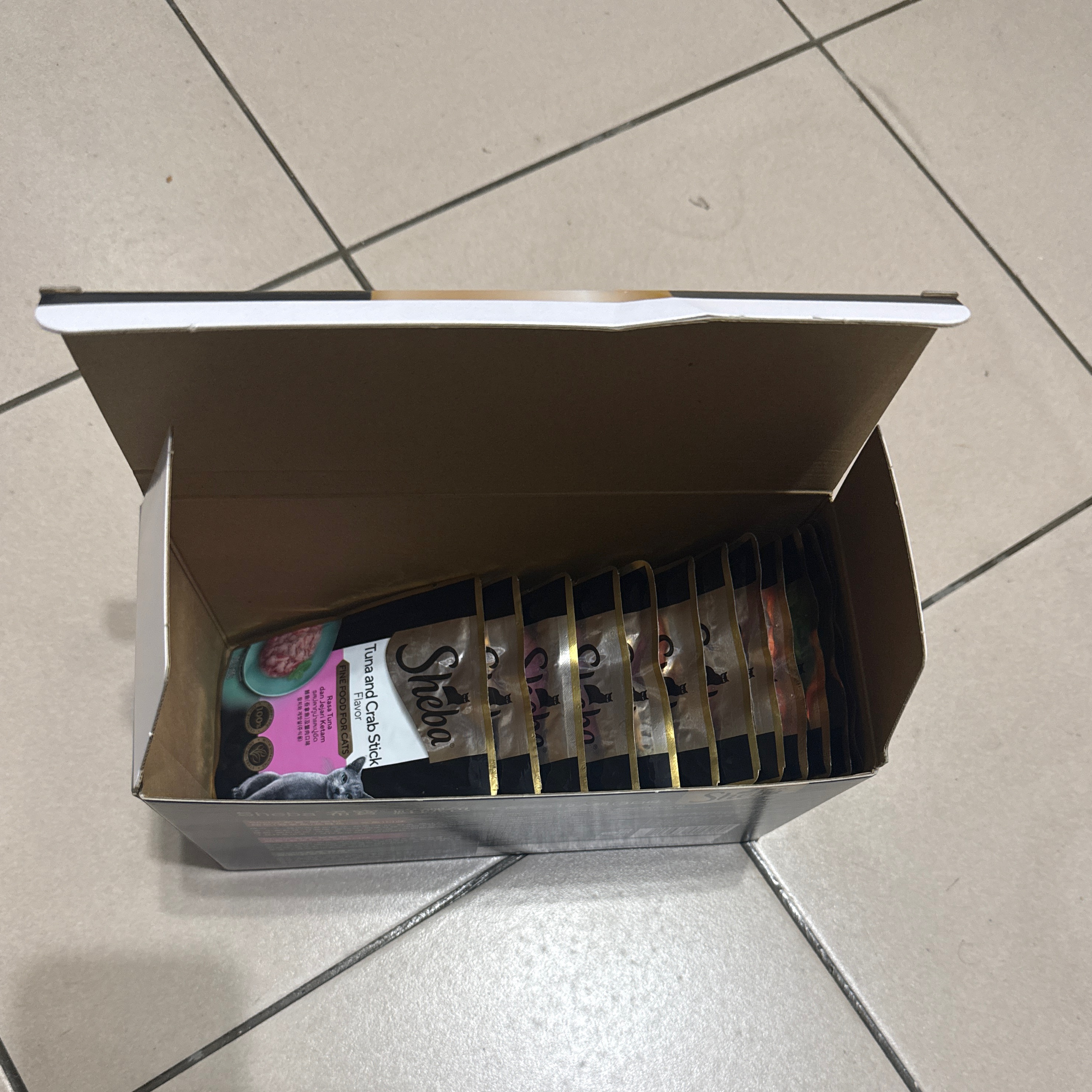 Sheba 鮮饌包主食 綜合口味 70g*12入 （寵物/貓罐頭/貓食）