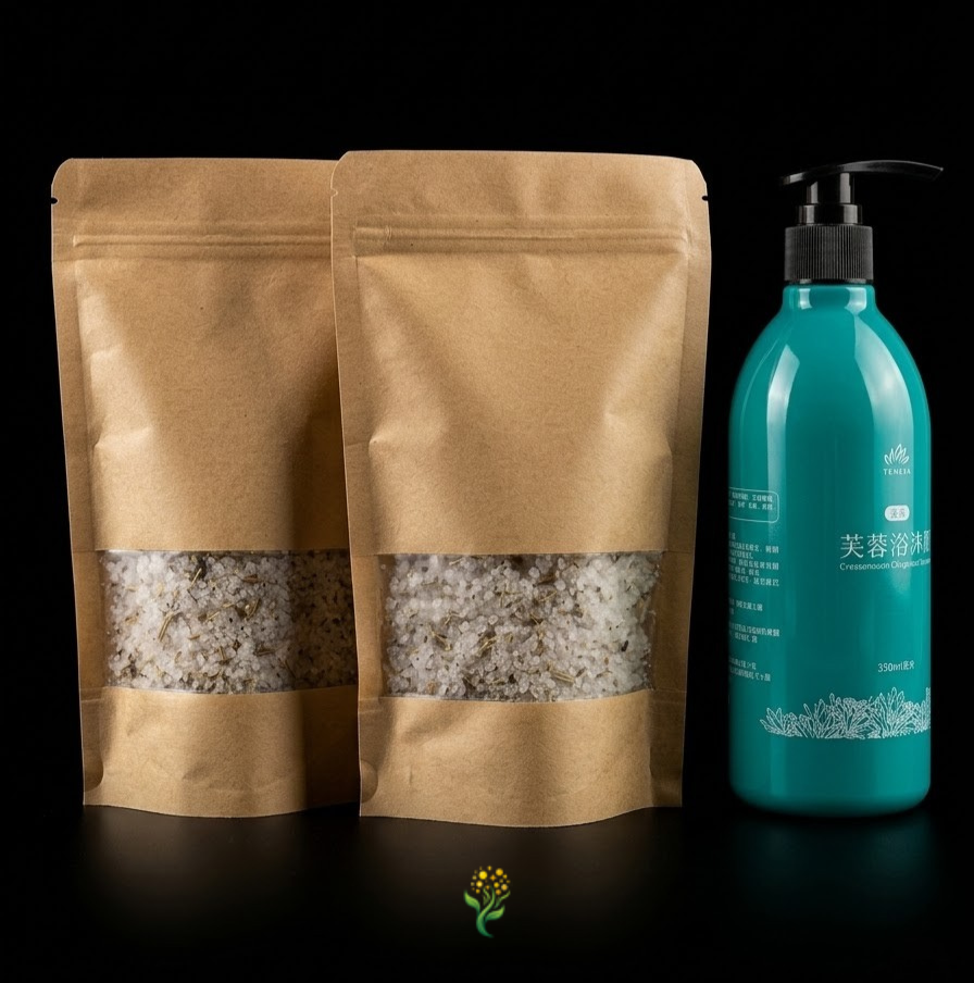 ① 基礎款－清明熱賣淨身組  （洗+鹽）