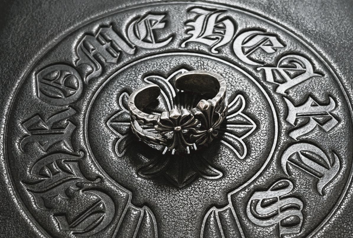 經典三連十字架開口戒 / 復古做舊立體銀戒