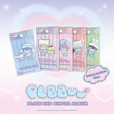 PLAVE （隨機版）第二張單曲「PLBBUU（POCAALBUM Ver.）」（韓國進口版）