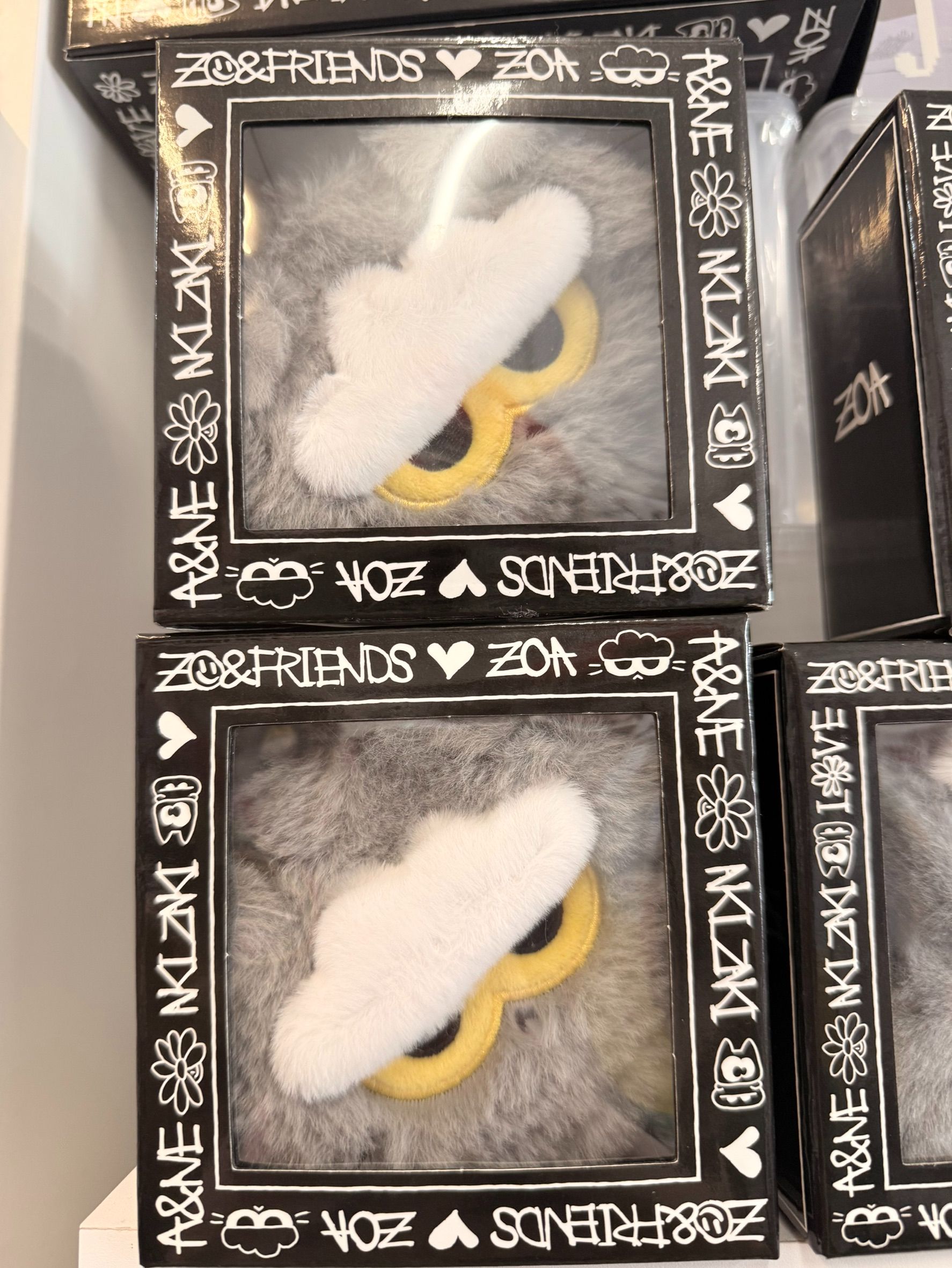 G-Dragon ZOA 灰色小貓 ZNF臉型零錢包
