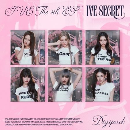IVE （隨機版）第四張迷你專輯「IVE SECRET（Digipack ver.）」