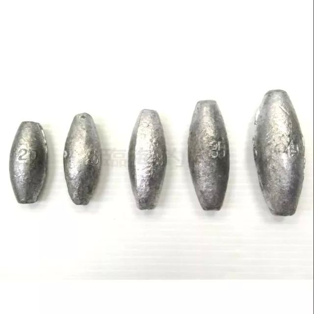 臨海釣具 24H營業/長鉛 規格：3.5兩～12兩 中通鉛 橢圓鉛 橄欖鉛 測水深鉛 沉底鉛 釣魚鉛 鉛