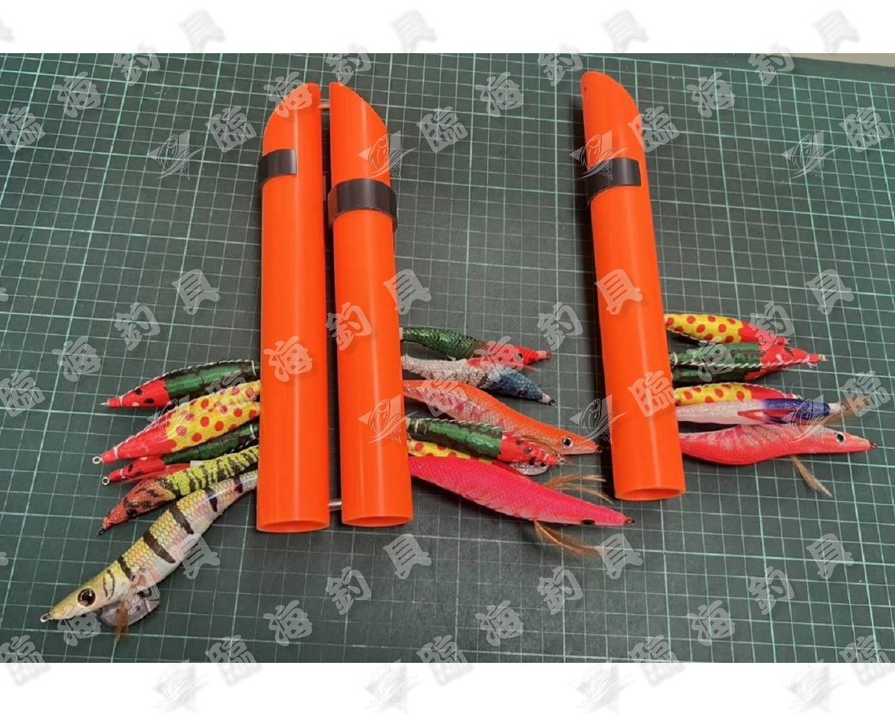 臨海釣具 24H營業 黃標/布卷收納管 單管/雙管 長度：24CM 圓徑：3CM 布卷管
