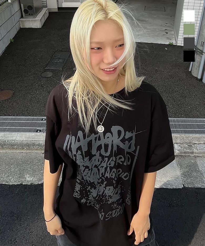 淨漢 圓佑 章昊 同款 * mahagrid CORP TEE