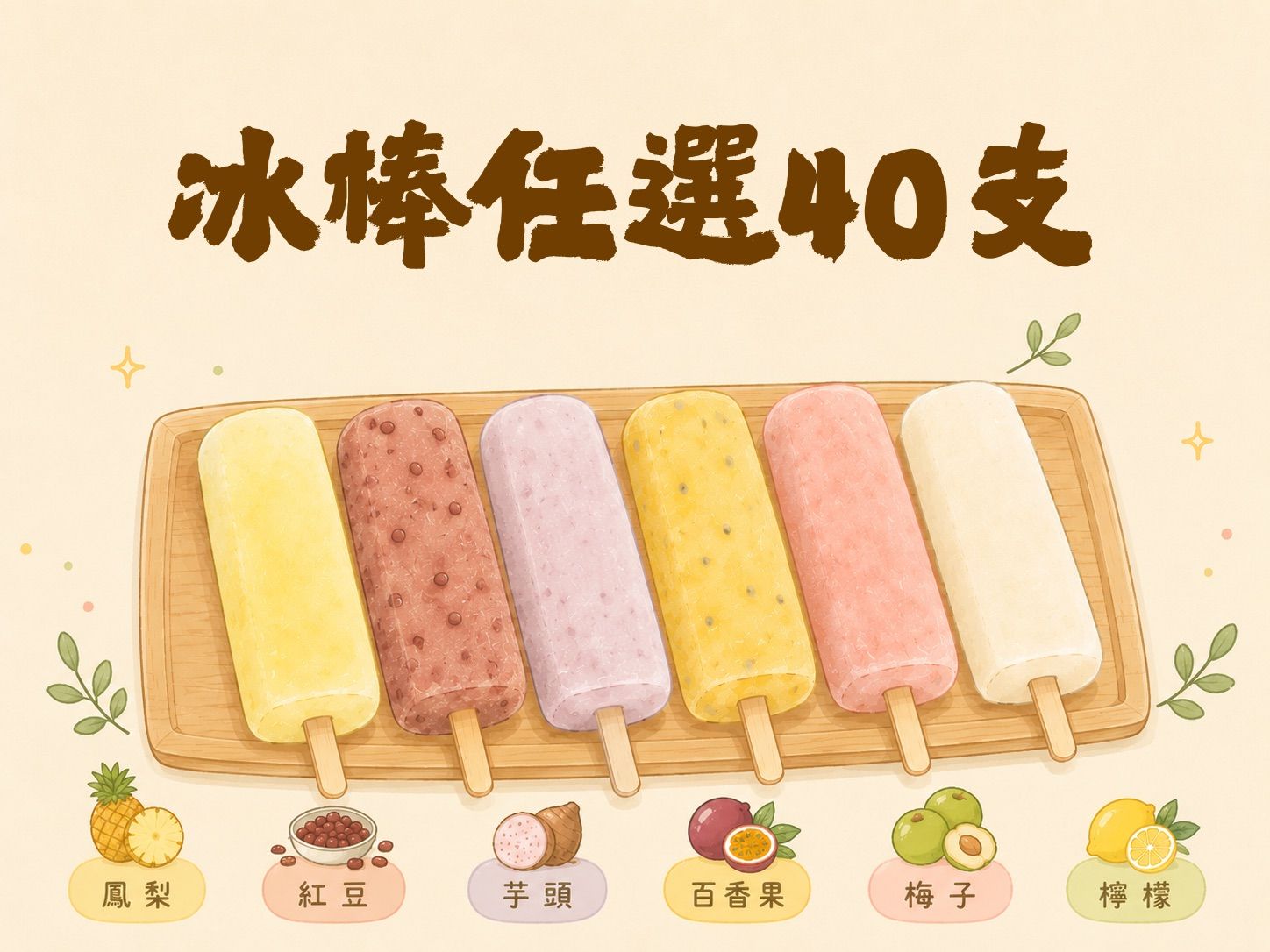 冰棒40支