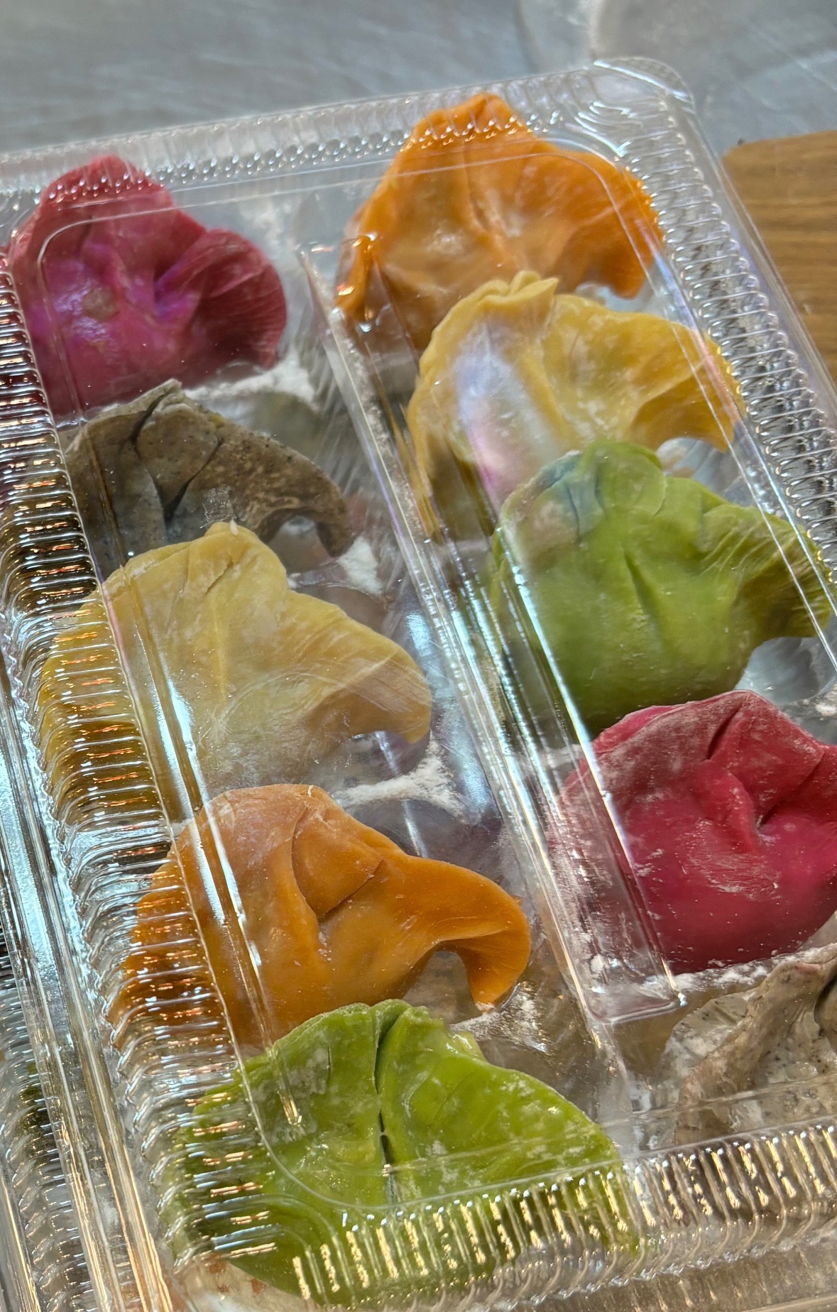 五行彩色水餃