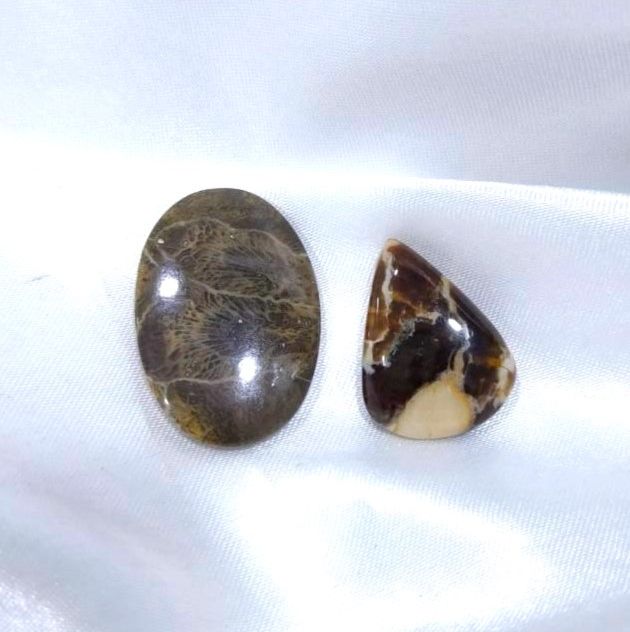 木化石 出清 戒面 裸石 包邊 鑲嵌 水晶 礦石 編織 纏繞