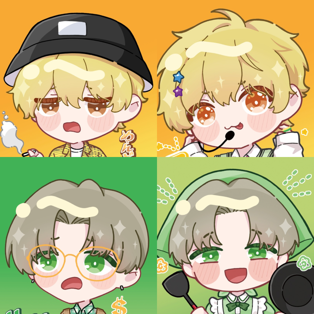 《現貨》敬人＆夏木飯友（繪師：楓黎）