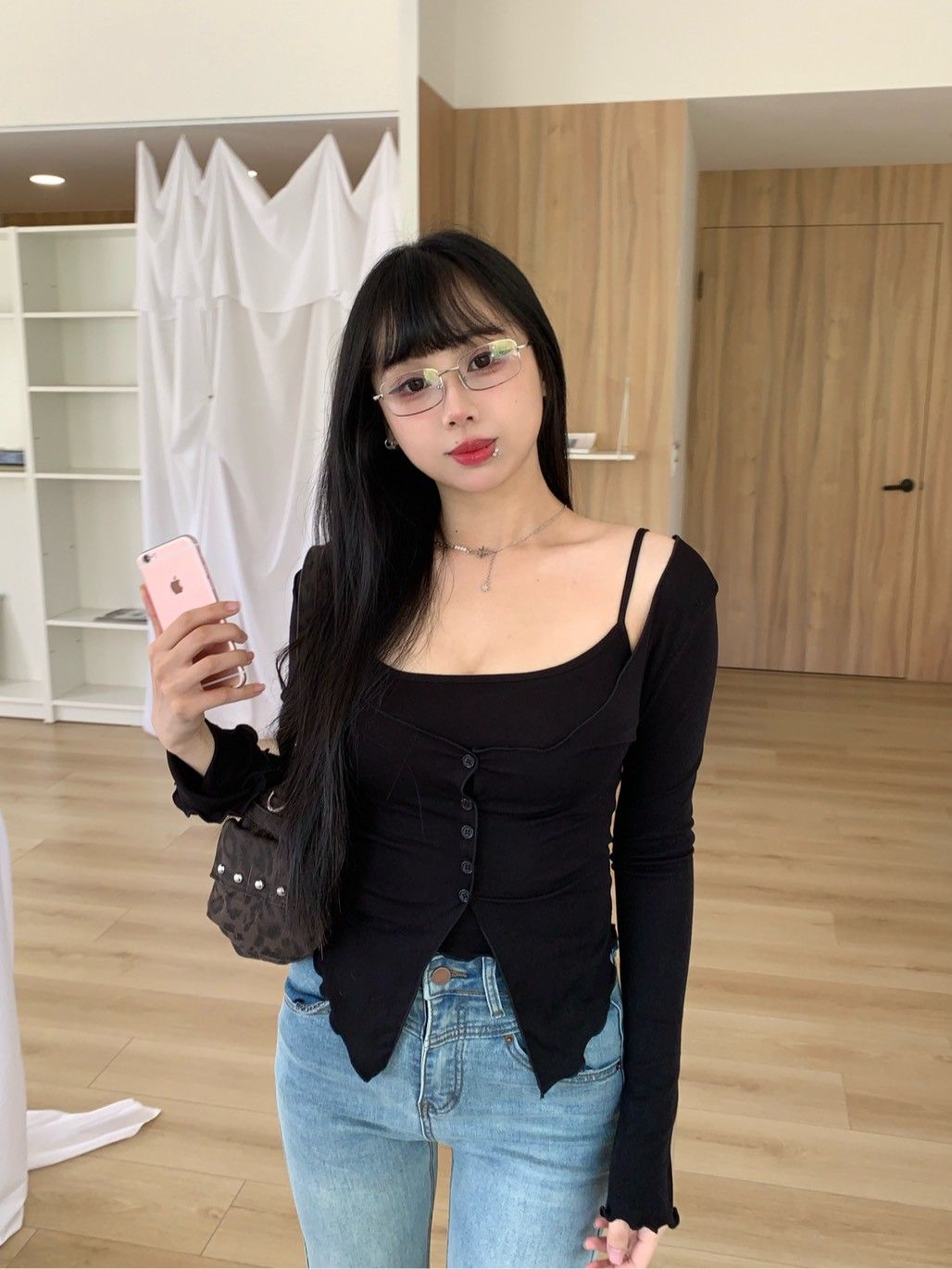 Velpro｜韓女密碼✨修身開衫吊帶兩件套