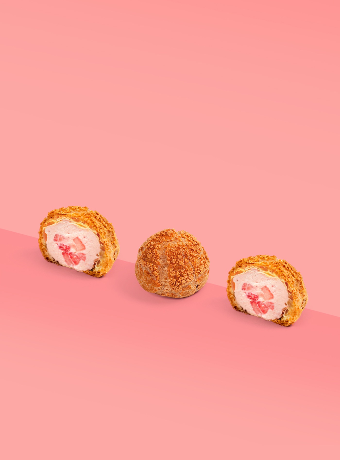 雙倍草莓泡芙組合🍓