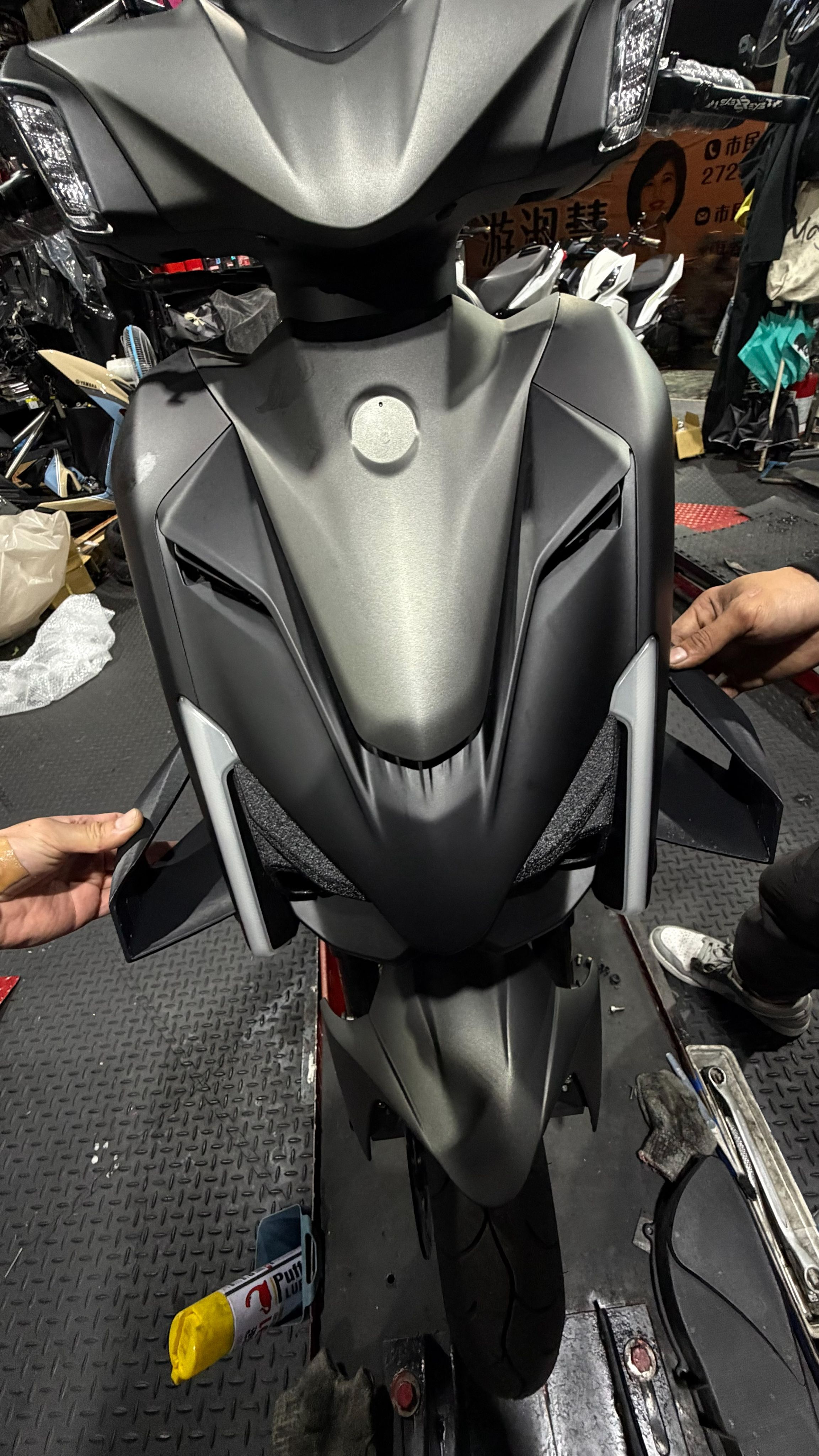 97MR 七代勁戰仿BMW定風翼