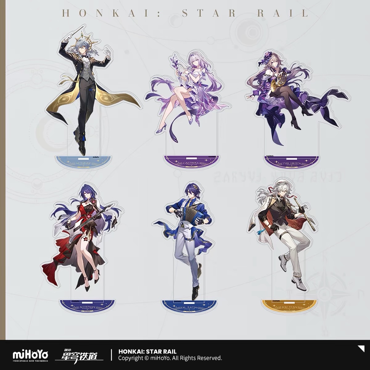 【崩壞：星穹鐵道】現貨 官方 星鐵LIVE系列 演唱會 壓克力立牌 砂金星期日卡芙卡景元知更鳥 miHoYo 米哈游