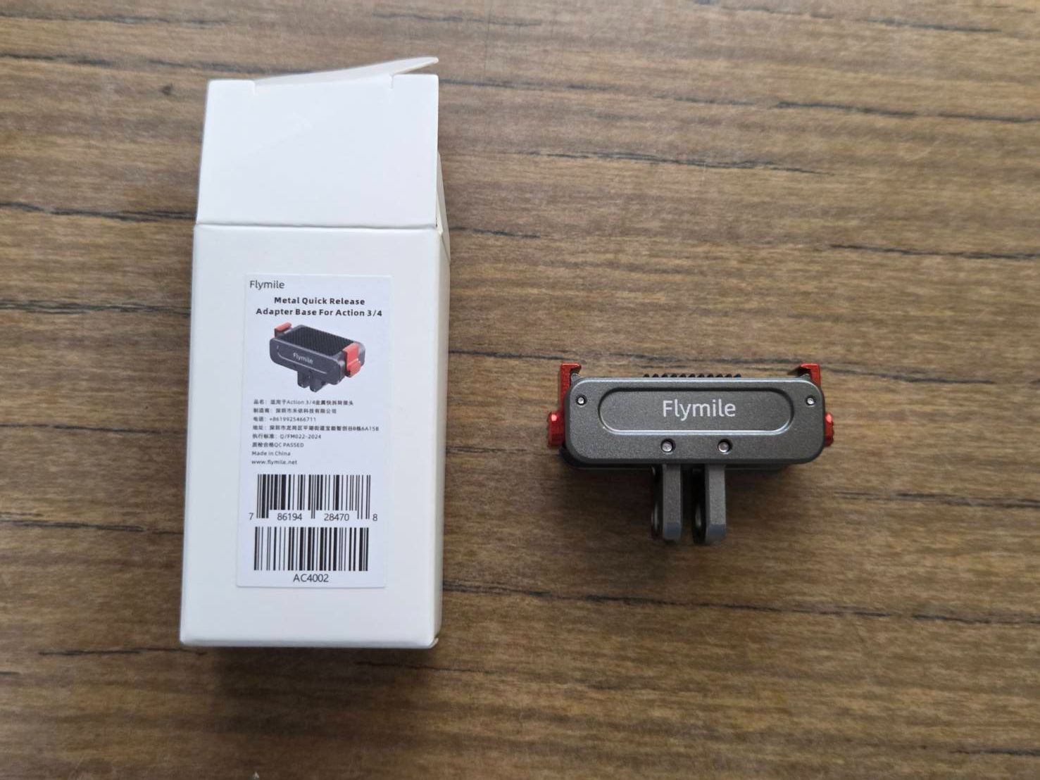 適用 DJI Action 5 Pro， 4， 3/Osmo 360/nano 磁吸快拆底座 金屬 （Flymile）