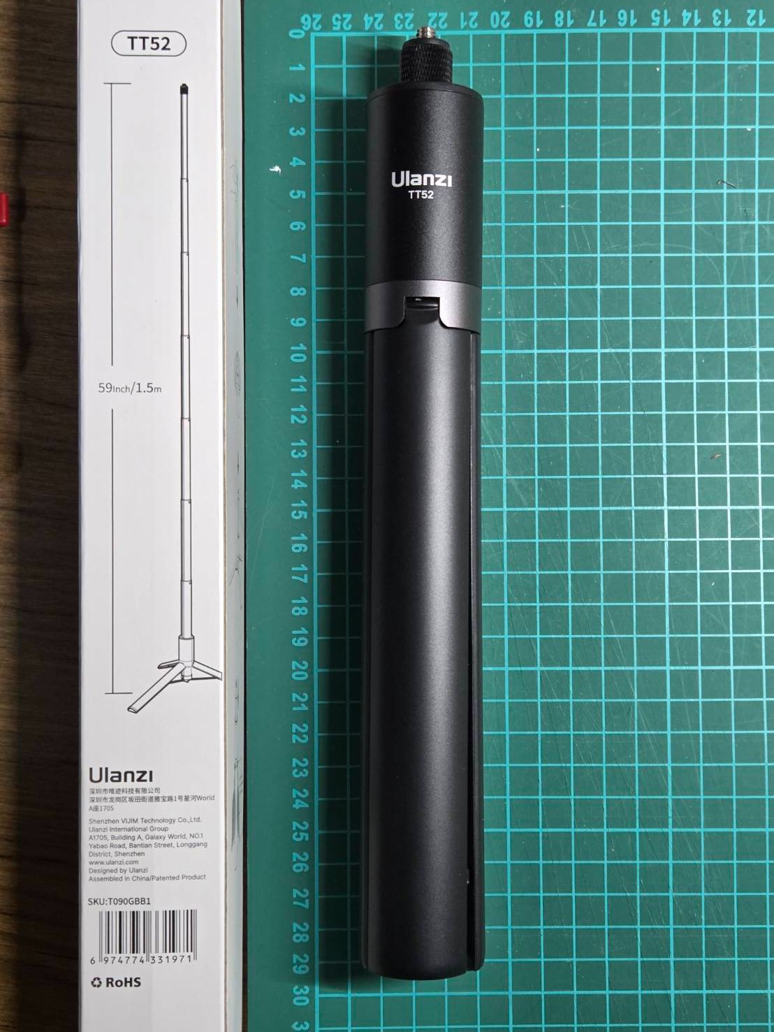 Ulanzi TT52 自拍桿三腳架