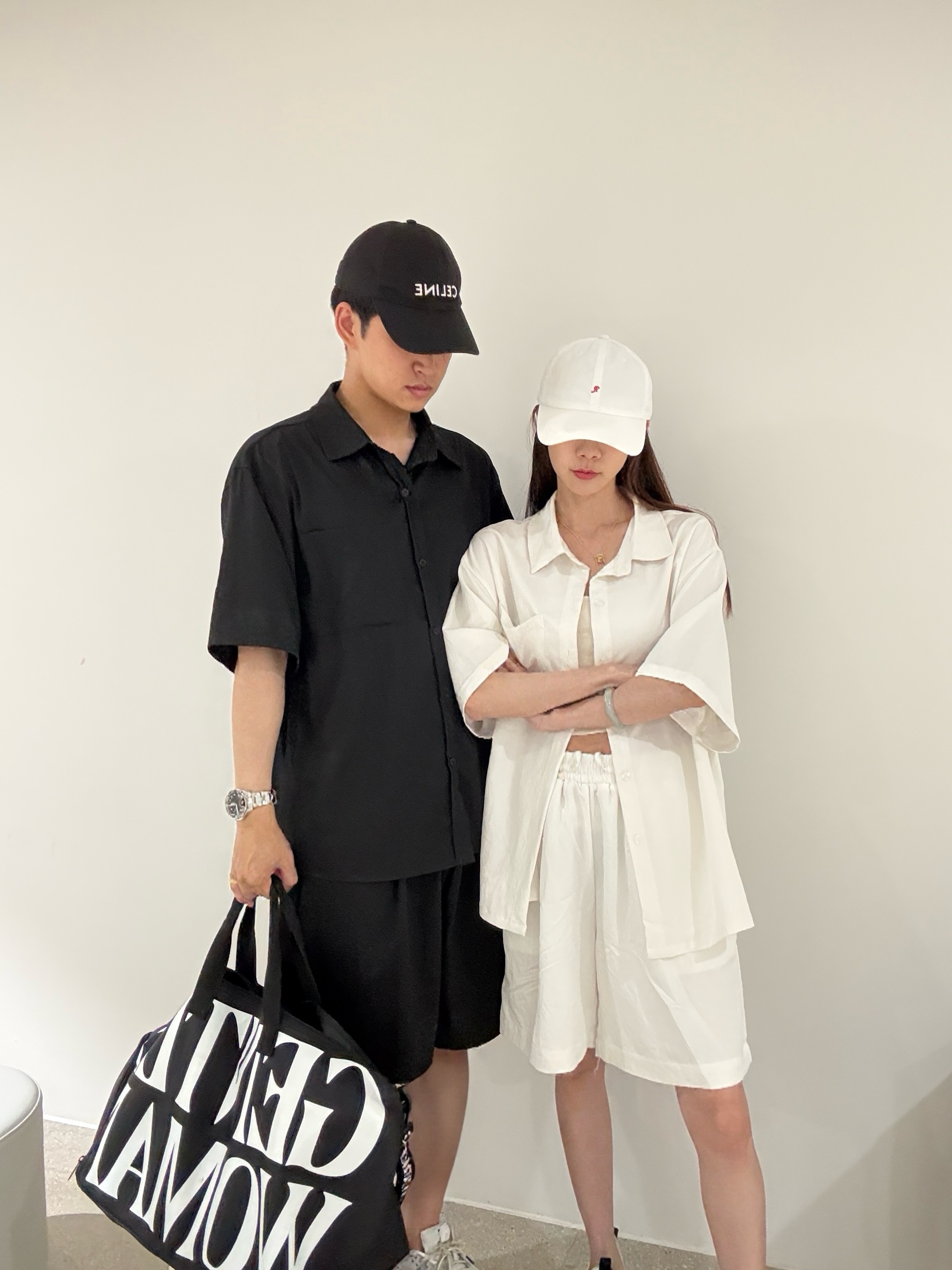 天絲涼感口袋短袖套裝