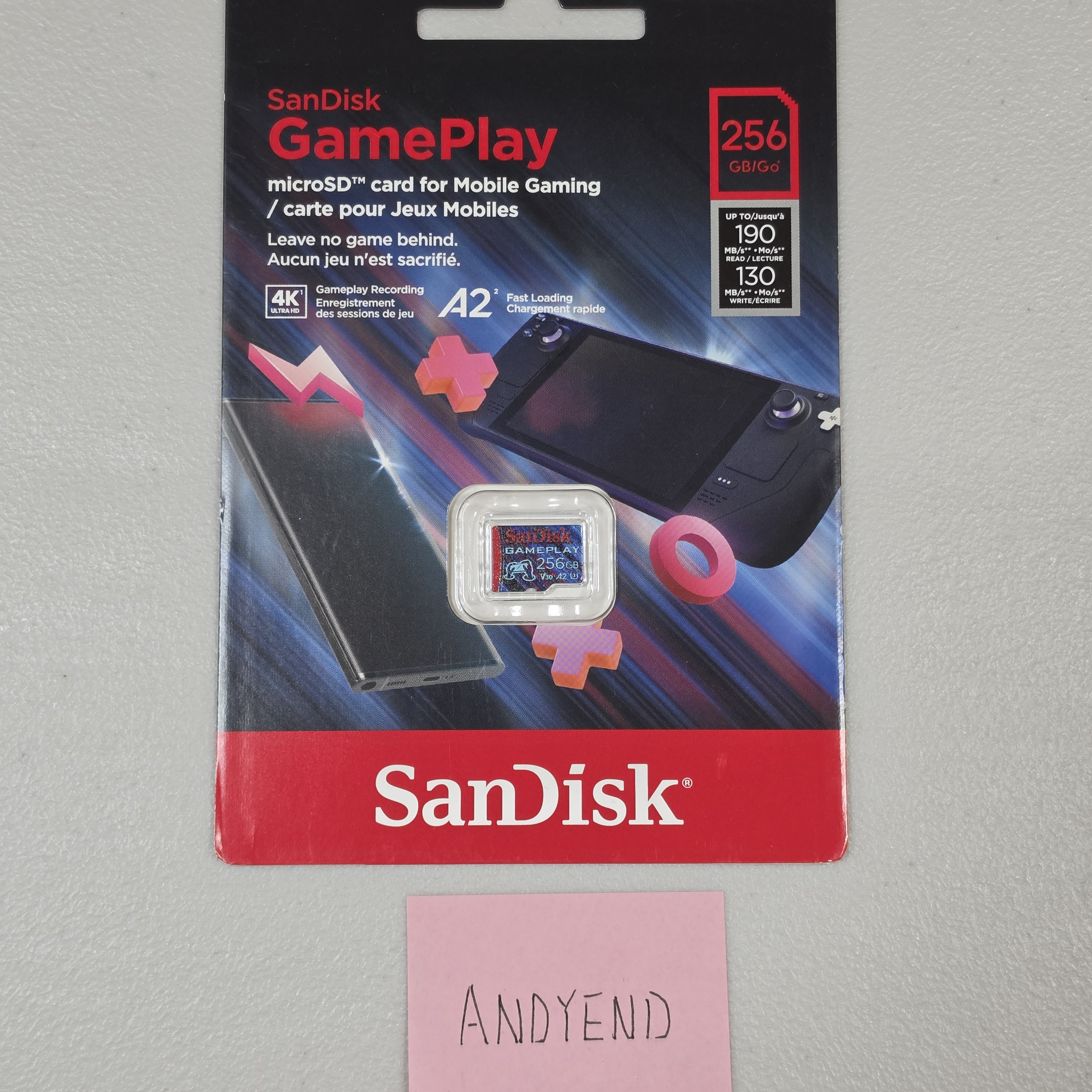sandisk gameplay 記憶卡256g