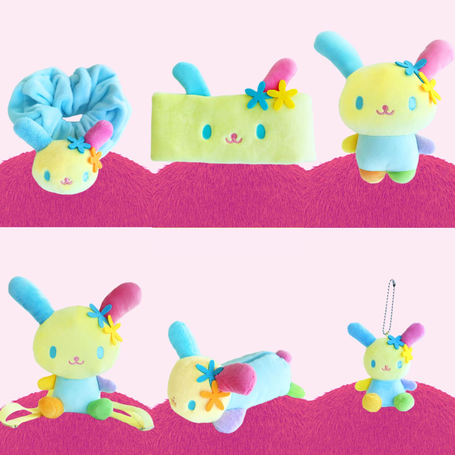 韓國三麗鷗 SANRIO 花小兔 洗臉手腕帶 洗臉髮帶 玩偶 娃娃 筆袋 文具袋 指娃 吊飾 造型背包 生活用品