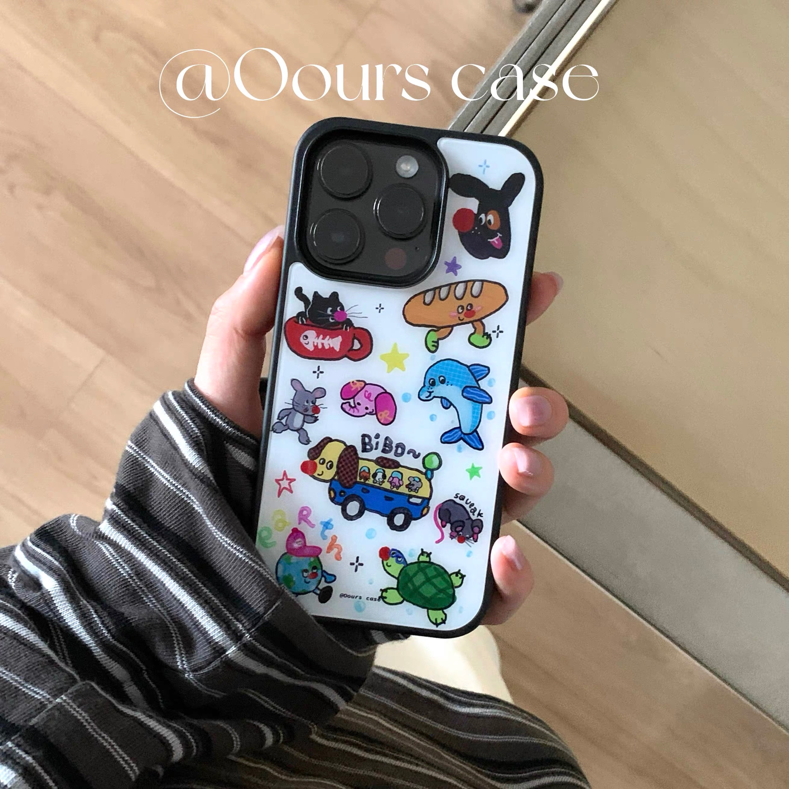 New🍀 美式卡通狗勾殼