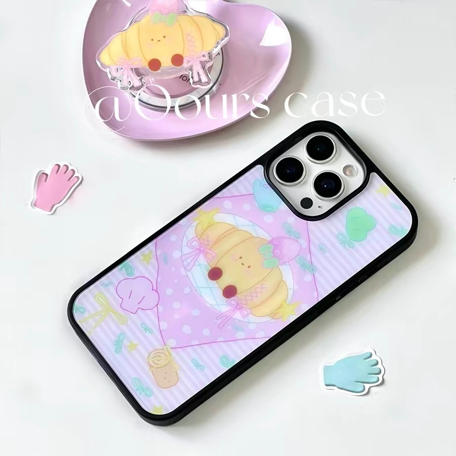 New🍀 可愛可頌磁吸手機殼