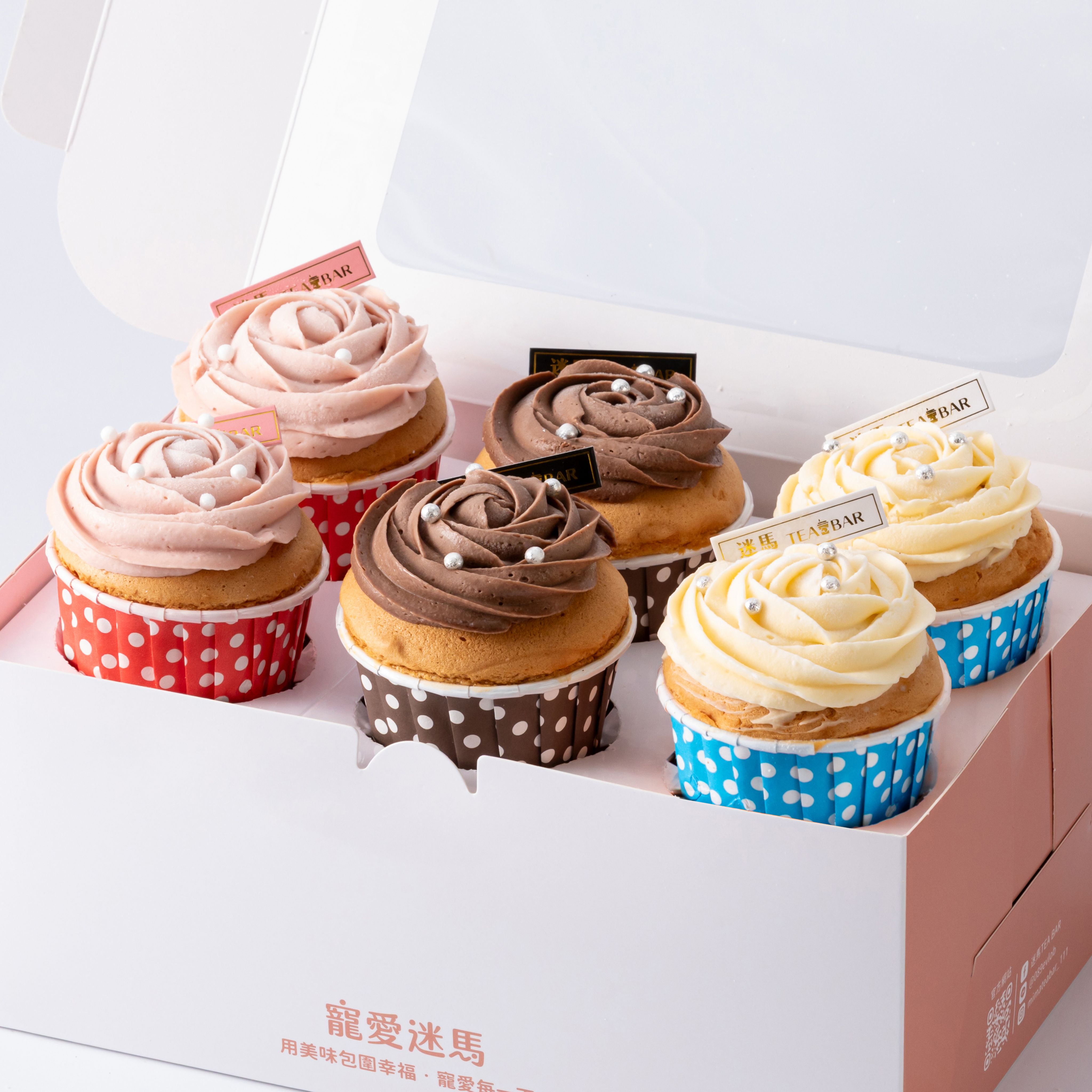 玫瑰花乳酪六入禮盒