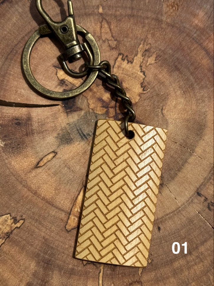 桂竹鑰匙圈-織
