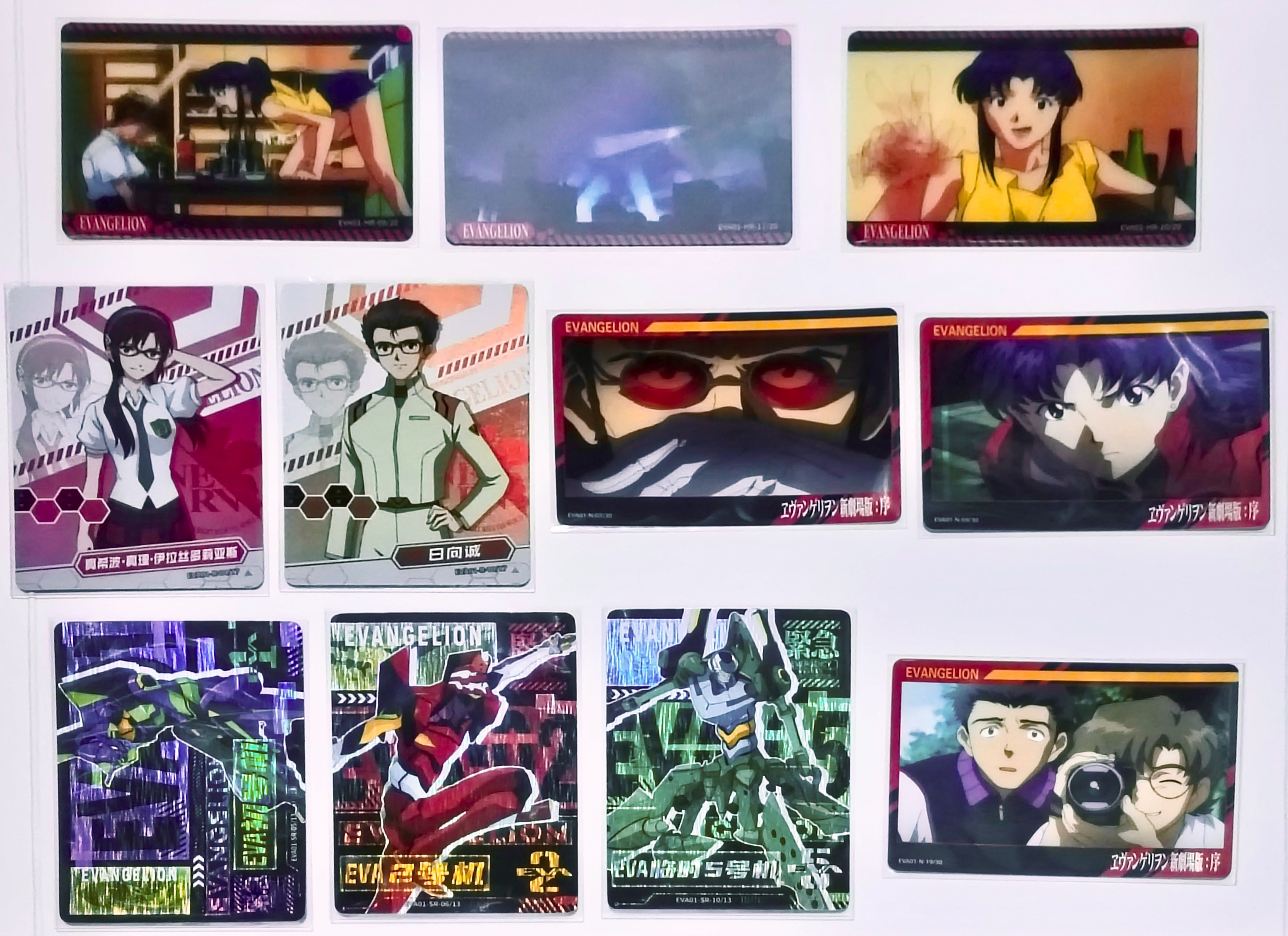 EVA 新世紀福音戰士 卡遊 卡片 整圖11張