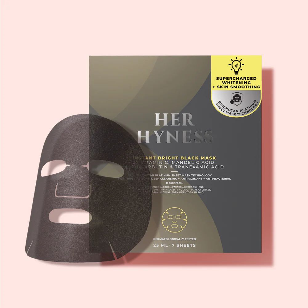 泰國保養品牌-Her Hyness黑金面膜系列（共4款；1盒7片裝）