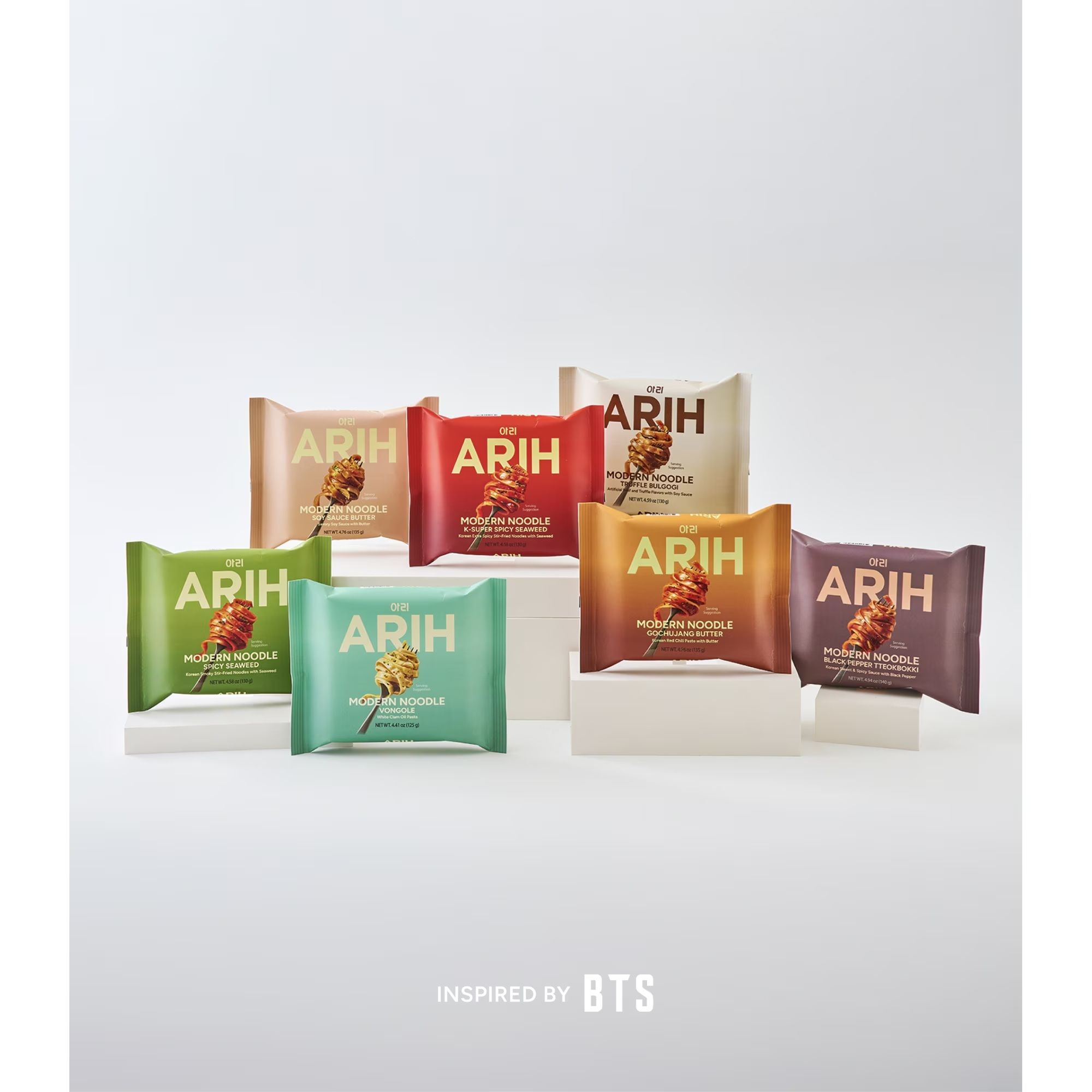🇰🇷 韓國 ARIH Modern Noodle 韓式創意拌麵｜7款口味